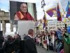 The Dalai Lama at a public rally in Berlin